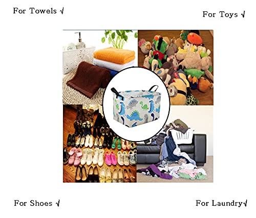 Image of MAIZMZ Rectangular Storage Basket Collapsible Organizer Bin Waterproof Toy Box for Organizing Home /Dorm /Kitchen /Pet /Office /Closet /Shelf /Gift Baskets