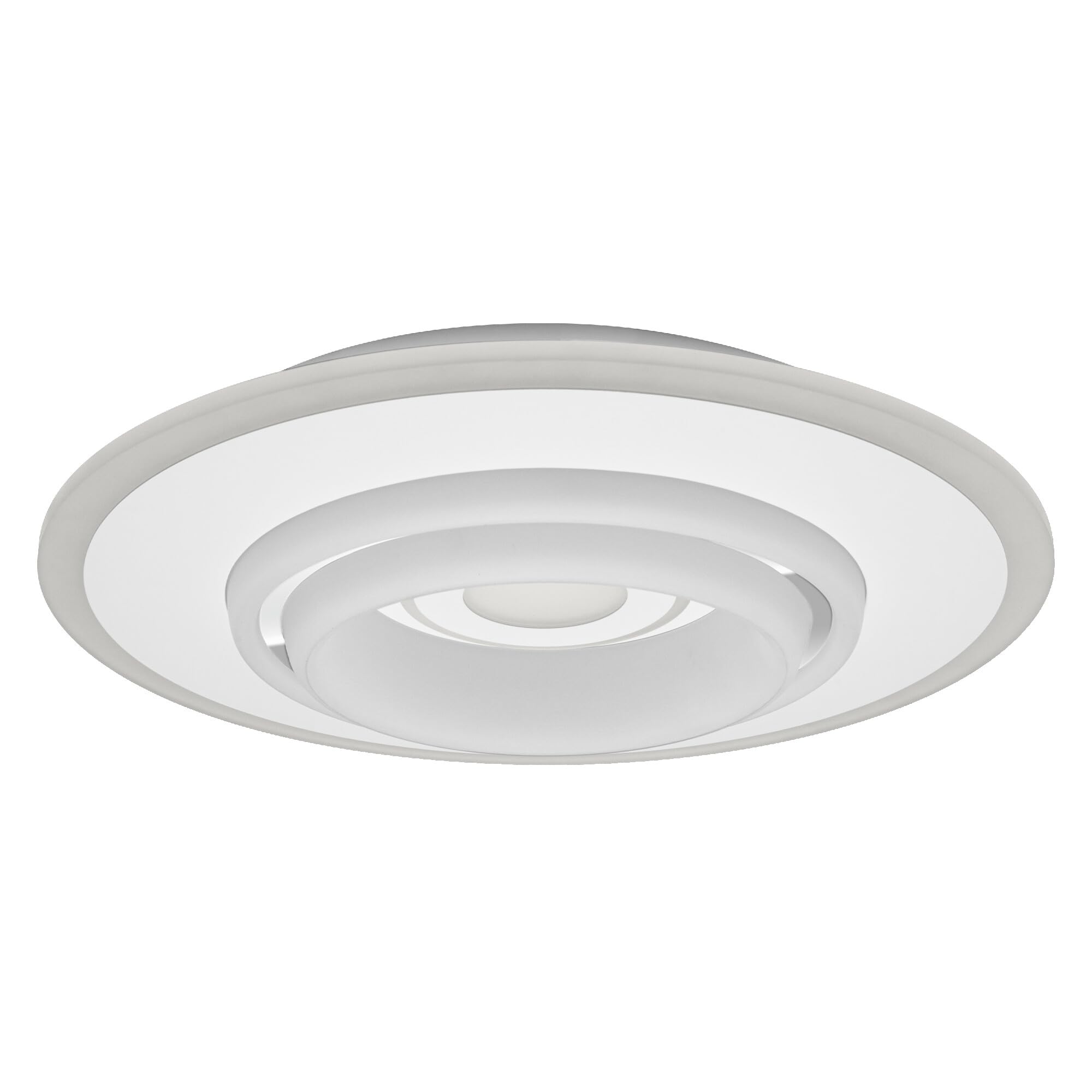 LEDVANCE ORBIS RUMOUR SMART+ WiFi Leuchte, Ø 50cm, dimmbare runde LED Deckenleuchte für den Innenbereich, 32W, Farbtemperatur von 2700-6500K, 3300 Lumen, 2 LED RGB Modul, Design-Leuchte,weiß