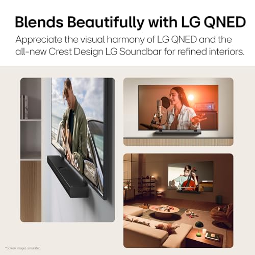 Image of LG SQ75TR, 600W, 5.1.1Ch, Dolby Atmos, Center Up-Firing Speaker, AI Sound Pro, Wow Synergy, Wireless Subwoofer, Rear Speaker Inbuilt Receiver, QNED Matching Bracket Inside (2024 QNED TV)
