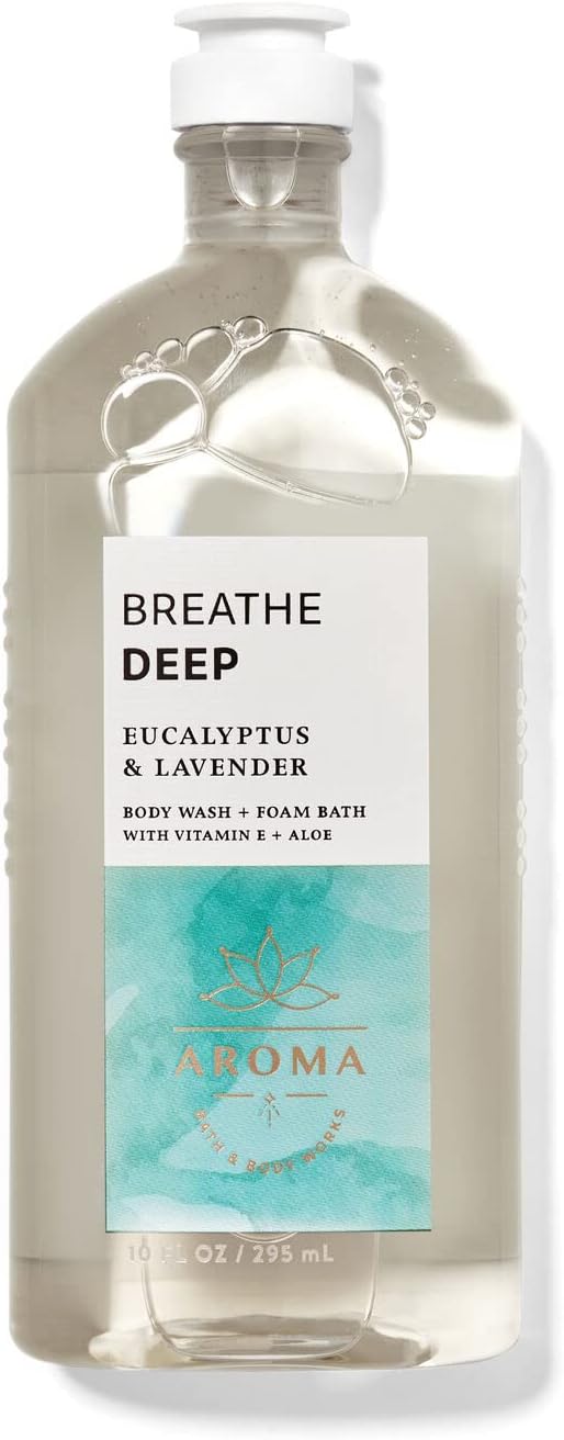 Breathe Deep Eucalyptus & Lavender Body Wash + Foam Bath