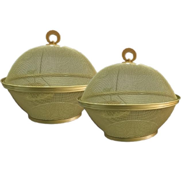 Malla Metálica Fina Dorada Marca QWXOSR