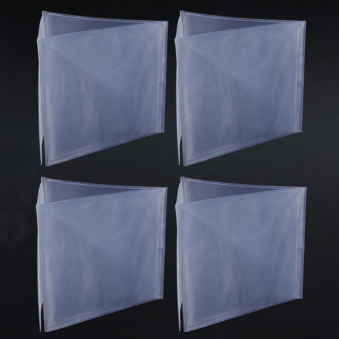 Confezione Da 4 Porta Carte Mah Jongg In PVC Antiriflesso Per Carta Americana 2025 Grandi Dimensioni