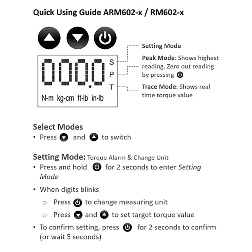 Durofix RM602-4A 1/2” Digital Torque Adapter (34-340 Nm) with Buzzer, LED Flash Notification - Image 3