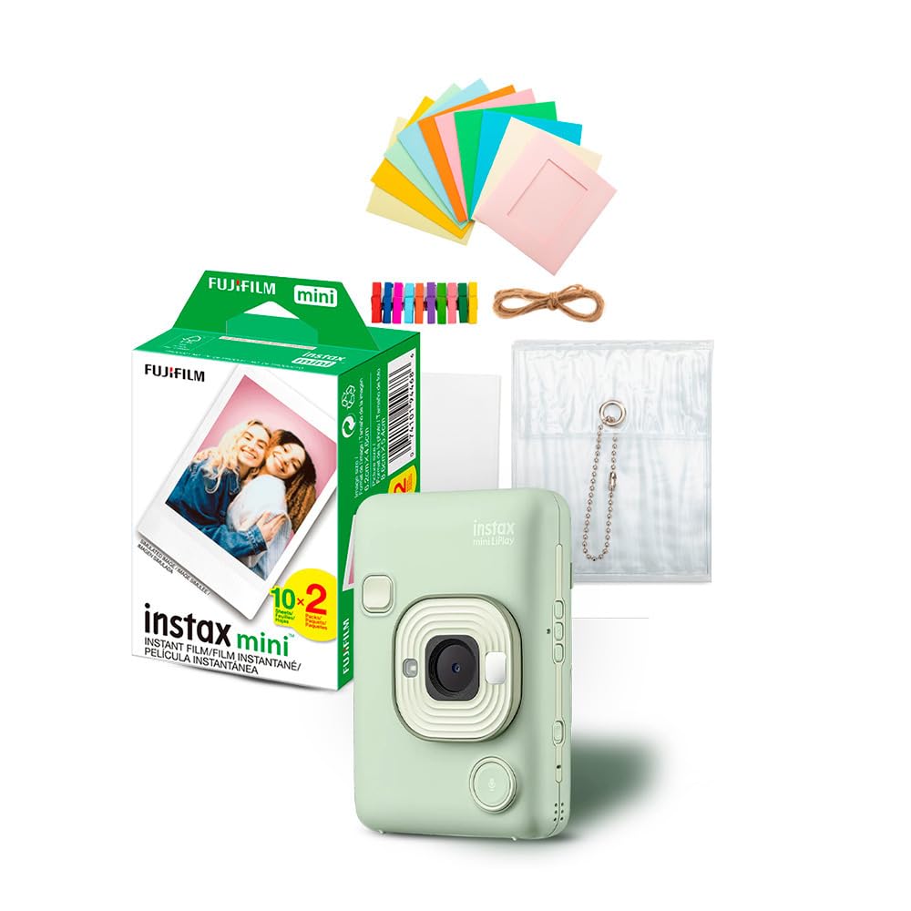 Amazon.com : Fujifilm Instax Mini LiPlay Hybrid Instant Camera and