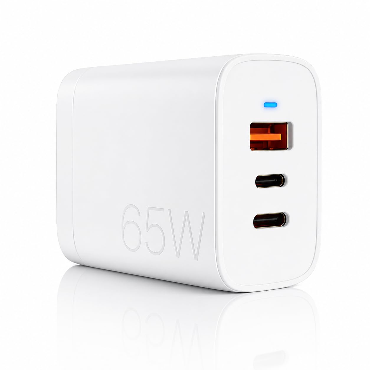 Addtam 65W Original USB-C PD Fast Charging Adapter, Multi-Port Wall Charger for Laptop, MacBook, Chromebook, Tablet, Samsung, Google, Nothing, Motorola, OnePlus, Android Smartphones, Black-image-33
