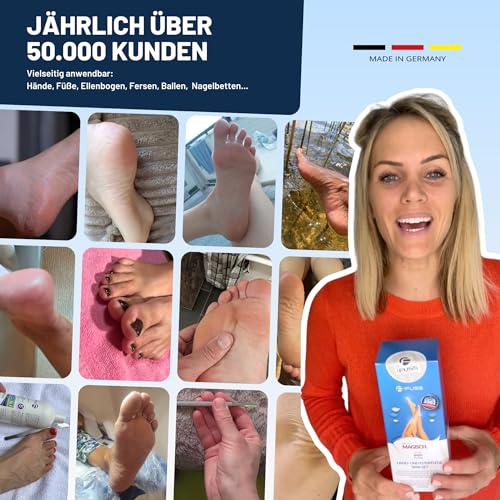 Mr. Fuss Hornhautentferner Lösung zur sanften Hornhautentfernung Schnell erweichende Lotion 250ml No. 4 im Plus Pack. Fußpflege Pediküre Set ohne Schleifen mit Sofort-Effekt.