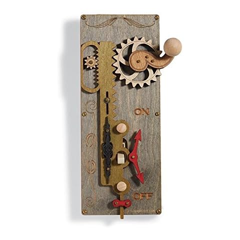 Green Tree Jewelry Single Rack & Pinion Dark Green Wood Light Switch Plate Cover
