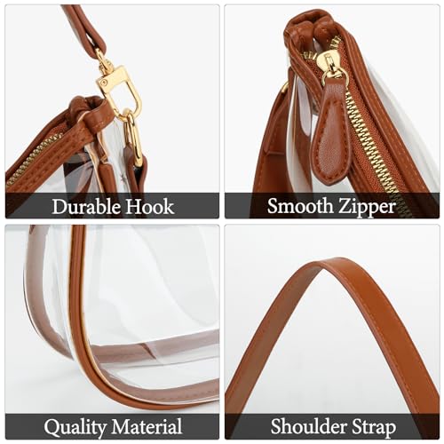 Image of KKXIU Shoulder Bag for Women Cute Hobo Purses and Handbags Retro Clutch Underarm Purse | Cute