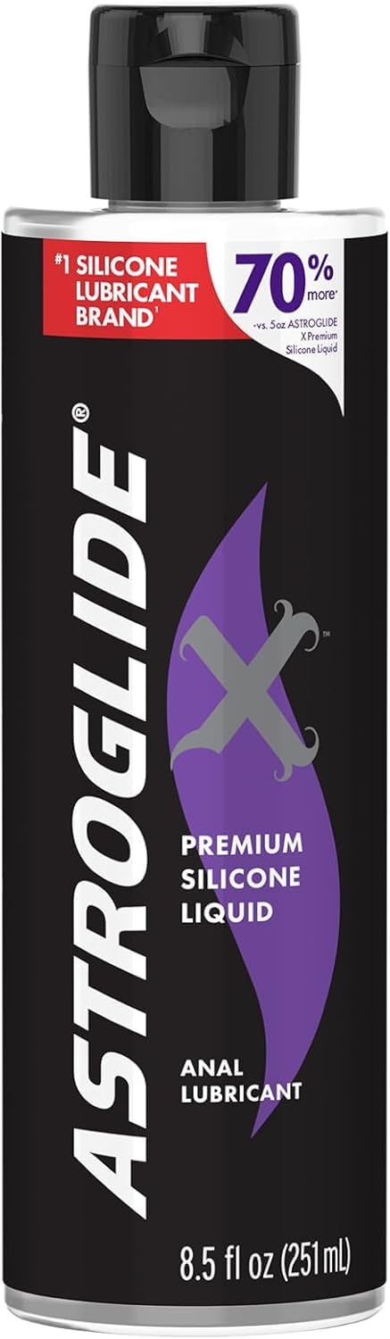 Amazon.com: Astroglide Silicone Lube (8.5oz), X Premium Personal Lubricant  for Vaginal and Anal Sex, Extra Silky Lube, Waterproof