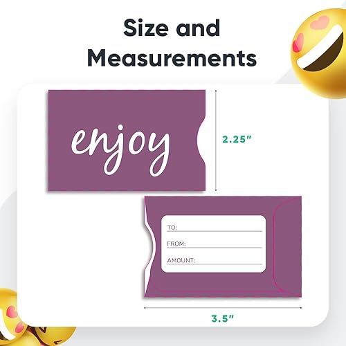 Miniatura 2 de Fundas de papel para tarjetas de regalo, paquete de 100 unidades a granel para agradecer, cumpleaños, día del padre, inauguración de la casa, boda,