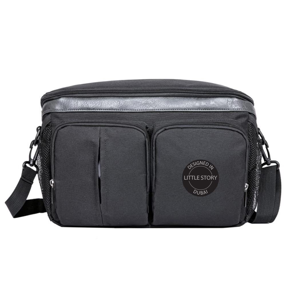 Little Story Stroller Organizer Travel Bag-Black