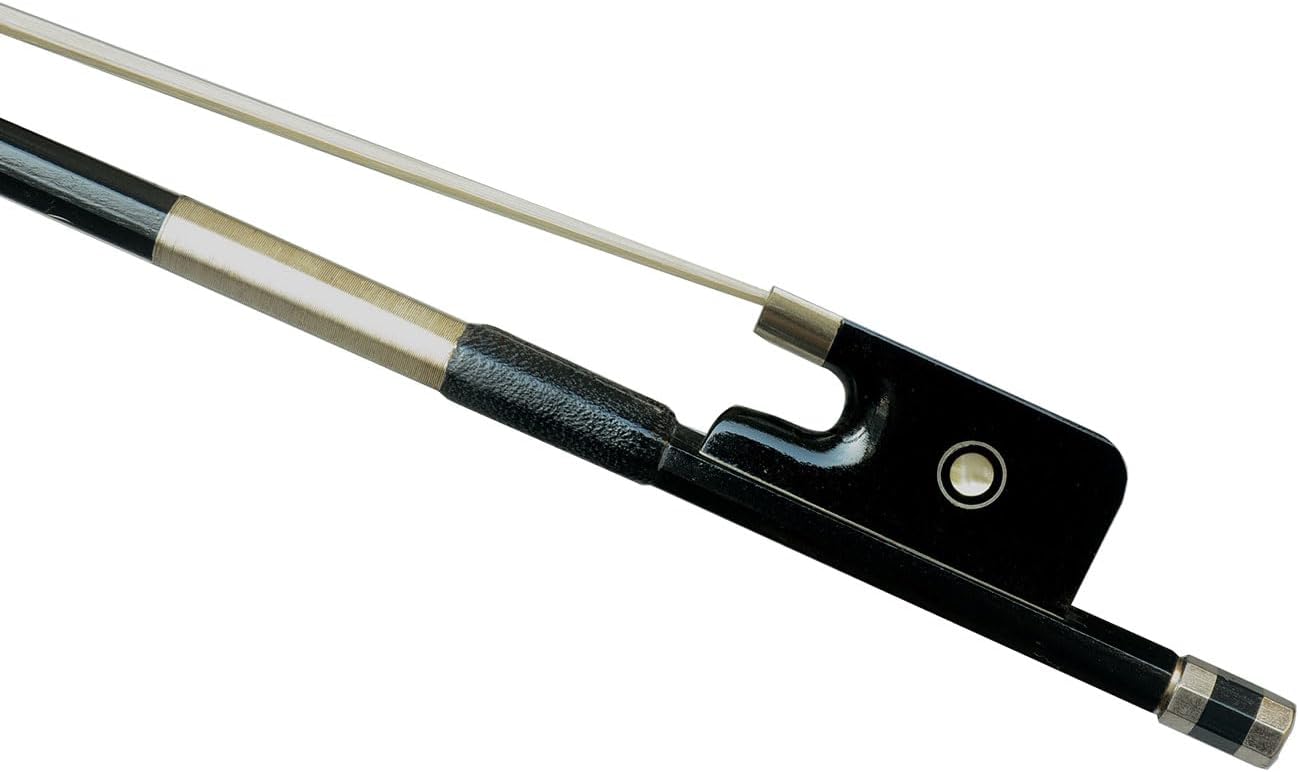 Carbon Fiber Viol Bow with Ebony Frog, Suit for 14-17inch viola,weight around 70G