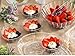 Homecredibles Decorative Party Bowls - Plastic Ice Cream Serving Bowls for Soup, Salad, Snack, Desserts, Candy - Clear Plastic - 12 Pack