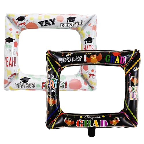 2 Pack Graduation Inflatable Photo Frame Balloons...