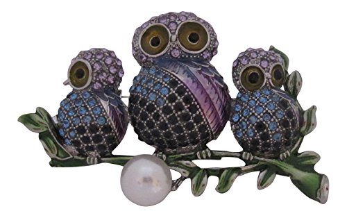 Spilla Boutique Largetriple gufo spilla con