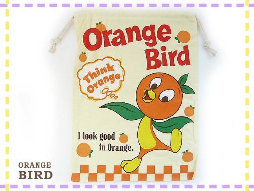 オレンジバード■巾着袋大■ポーチ■小物入れ■OrangeBird/ファッション小物/企業系雑貨のサムネイル