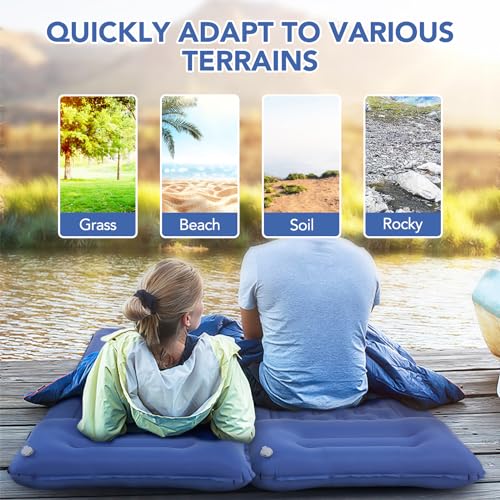 Tomshoo Y27937-Y27938 Sleeping Pad, Ultralight Camping Mat Inflatable Sleeping Mat 77''X28'' Camping Mattress thumb #5