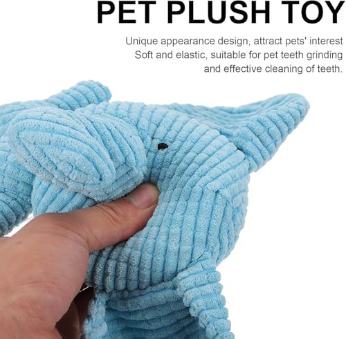Pelucia Brinquedo mordedor Pet para Cachorro Elefante Petbuco com Apito, brinquedo para raças pequen