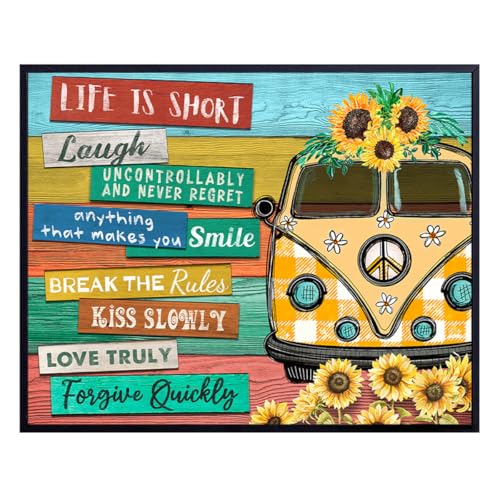 Hippie Wall Art - Hippie Room Decor - Boho Wall Decor -...