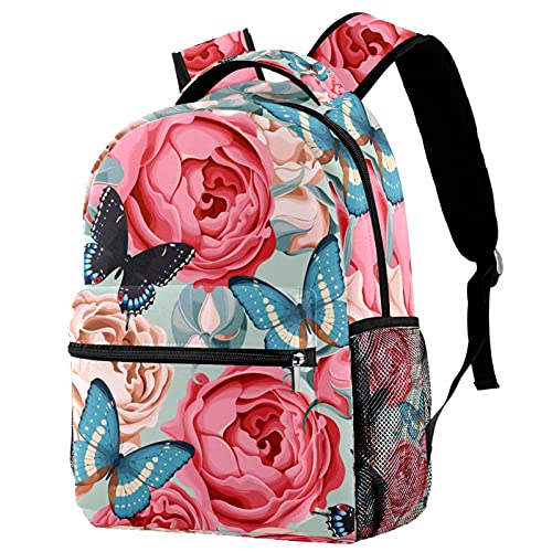 Sac à dos grande capacité toucans et imprimé jungle pour femme active
