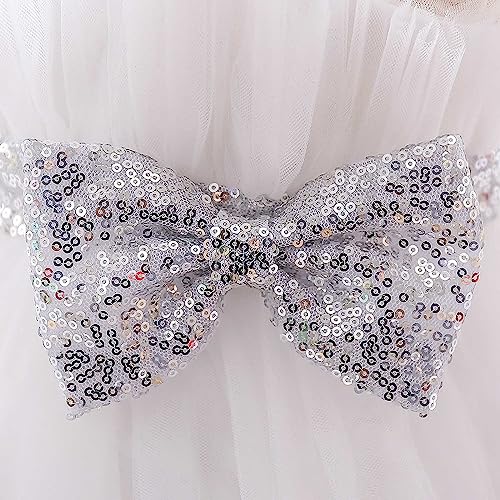 Flower Girl Bowknot Tutu Dress for Kids Baby Princess Wedding Bridesmaid Birthday Party Pageant Baptism Dresses4
