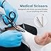 Madison Supply - Medical Scissors (BlackHandle/Stainless Blades)