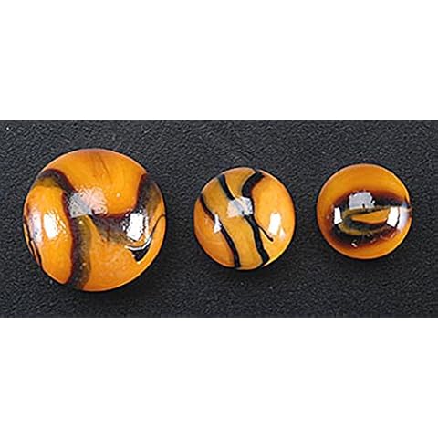 FS USA Glass Mega Marbles Bengal Tiger Game Net Set (25 Piece) Cover