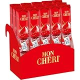 Mon Chéri Cherry Liqueur Pralines – 75 Pieces | Dark Chocolate Shell with Whole Cherries in Kirsch