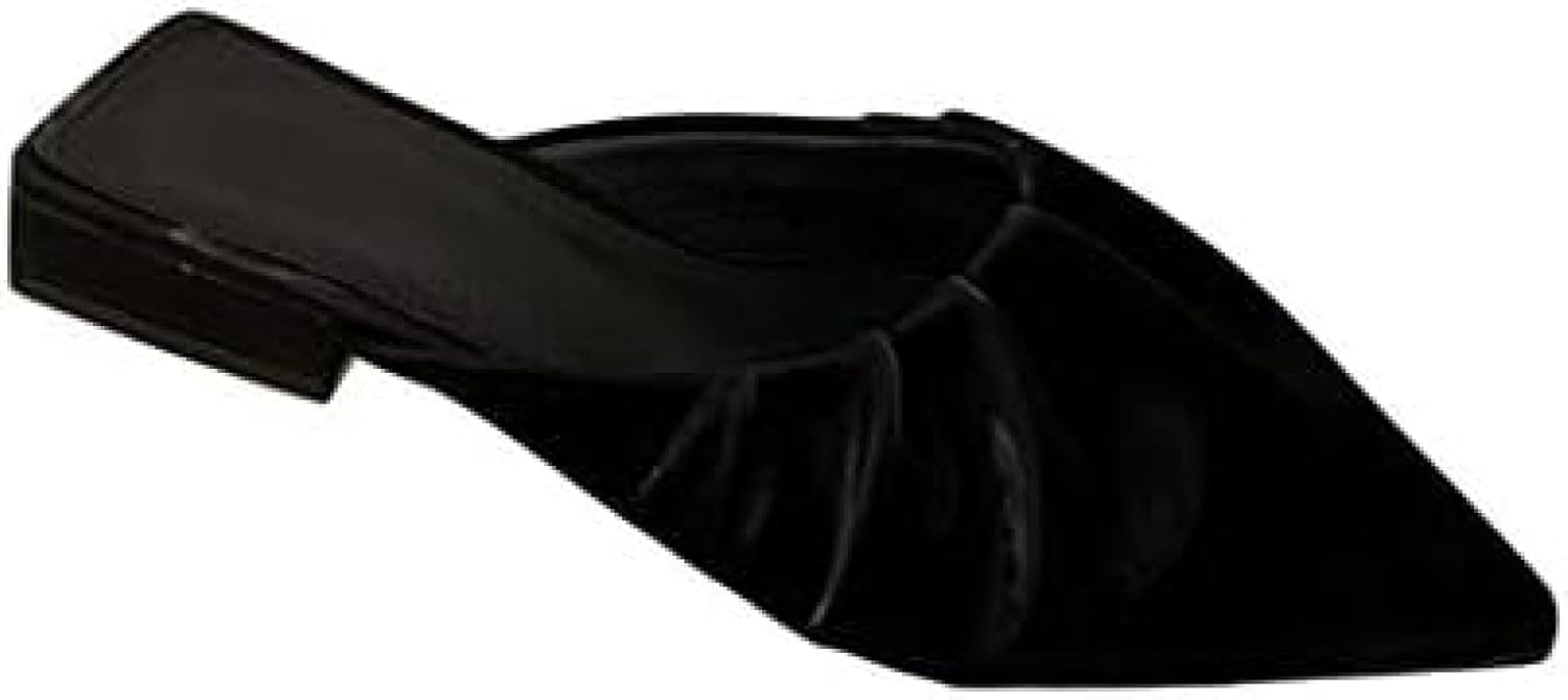 フレイアイディー リボンミュールサンダル 今期 レッド ブラウン