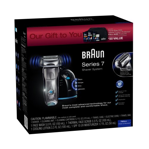 Braun Series 7-790cc Pulsonic Shaver System, Special Holiday Edition