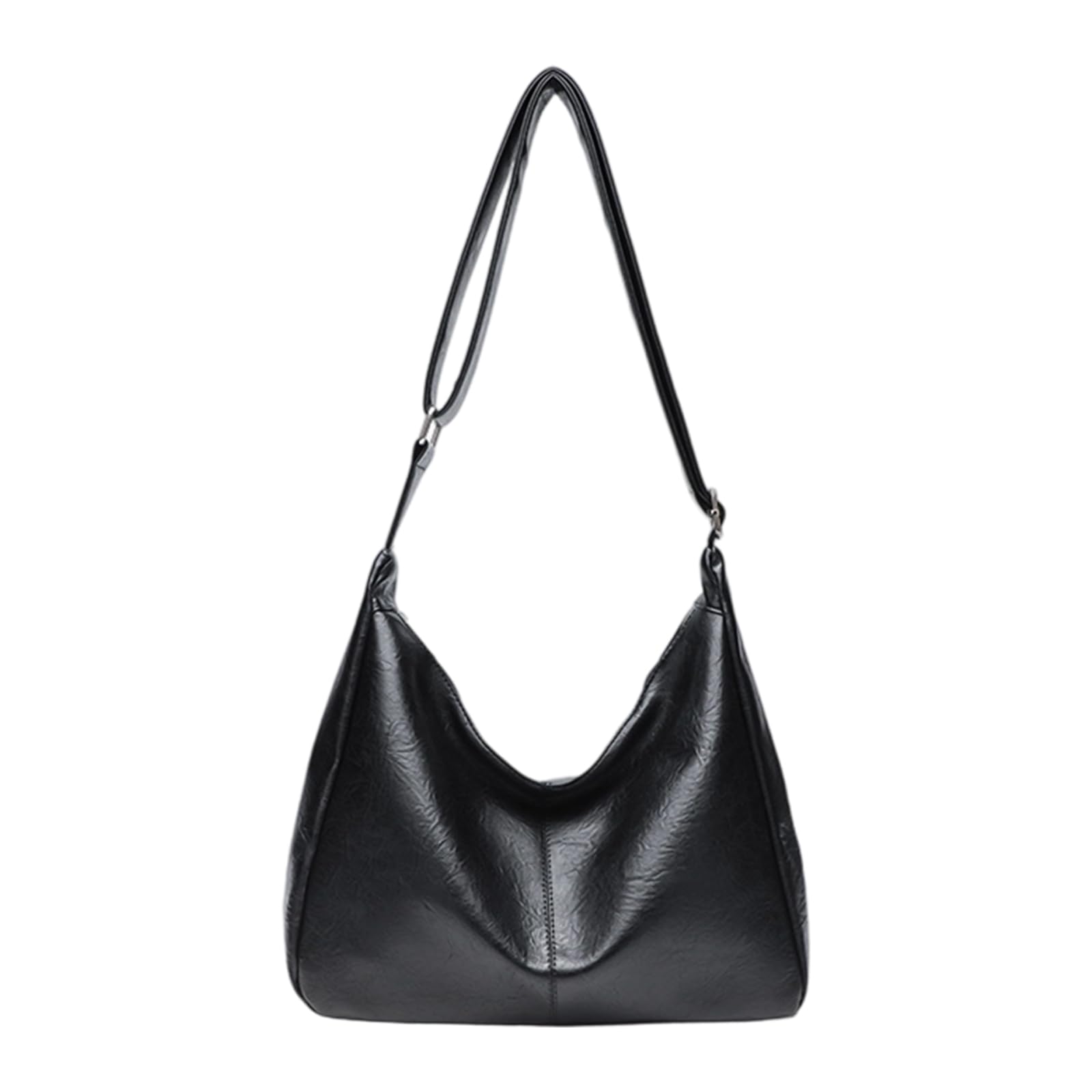 Mabecol Damen Umhängetasche aus PU Leder, Große Handtasche mit Verstellbarem Schultergurt, Hobo Shopper Tasche Damen, Elegante Schultertasche für Arbeit, Reisen, Einkaufen und Freizeit