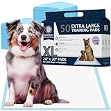American Kennel Club Scented Puppy Training Pads with Ultra Absorbent Quick Dry Gel – 28 x 30 Pee Pads for Dogs - Lavender Scented - 50 Count