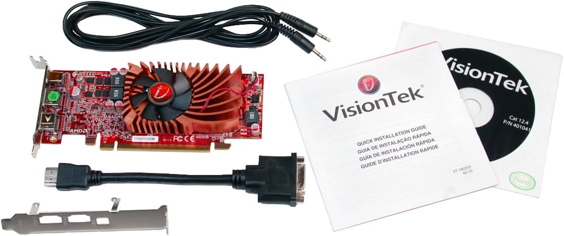 VisionTek 900574 AMD Radeon HD7750 1GB scheda video VisionTek 900574 AMD Radeon HD7750 1GB scheda video