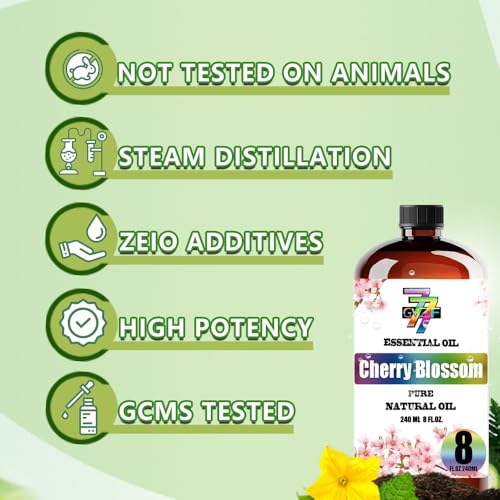Image of Cherry Blossom Essential Oil for Diffuser,Cherry Blossom Oil 8 fl oz