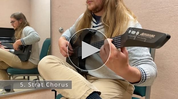 AeroBand Guitar スマートギター バンドルキット AeroBand ギター エレキギター 痛みのないシリコン弦 トラベル