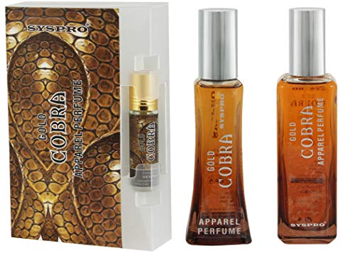 SYSPRO Cobra Perfume Combo Pack (50+100 ml) with Roll On Attar (8 ml) for Men, Women, Intense Scent Perfume Best Gift for Valentine’s Day, Raksha Bandhan, Birthday and Special-one- 3 Pack
