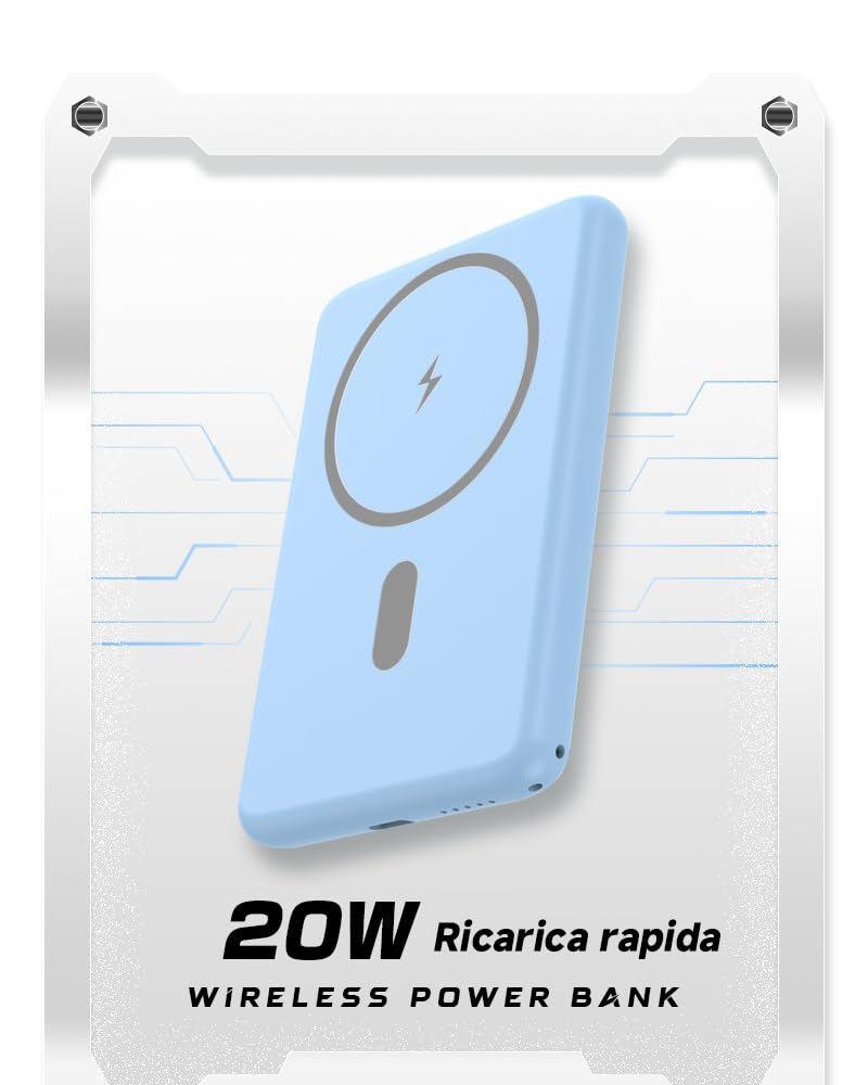 Power Bank 6800mAh Magico Doppia Carica Sicuro Internazionale - Dettaglio