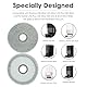 (10 Stück) X50 Ultra Ersatz Mopp Pads Wischpad für Dreame X50 Ultra/ X40 Ultra/ X30 Ultra/ L10s Ultra/ L10s Pro Gen 2/ L10s Pro Ultra/ L10s Plus / L40 Ultra Roboter-Staubsauger, waschbar, Wischpads