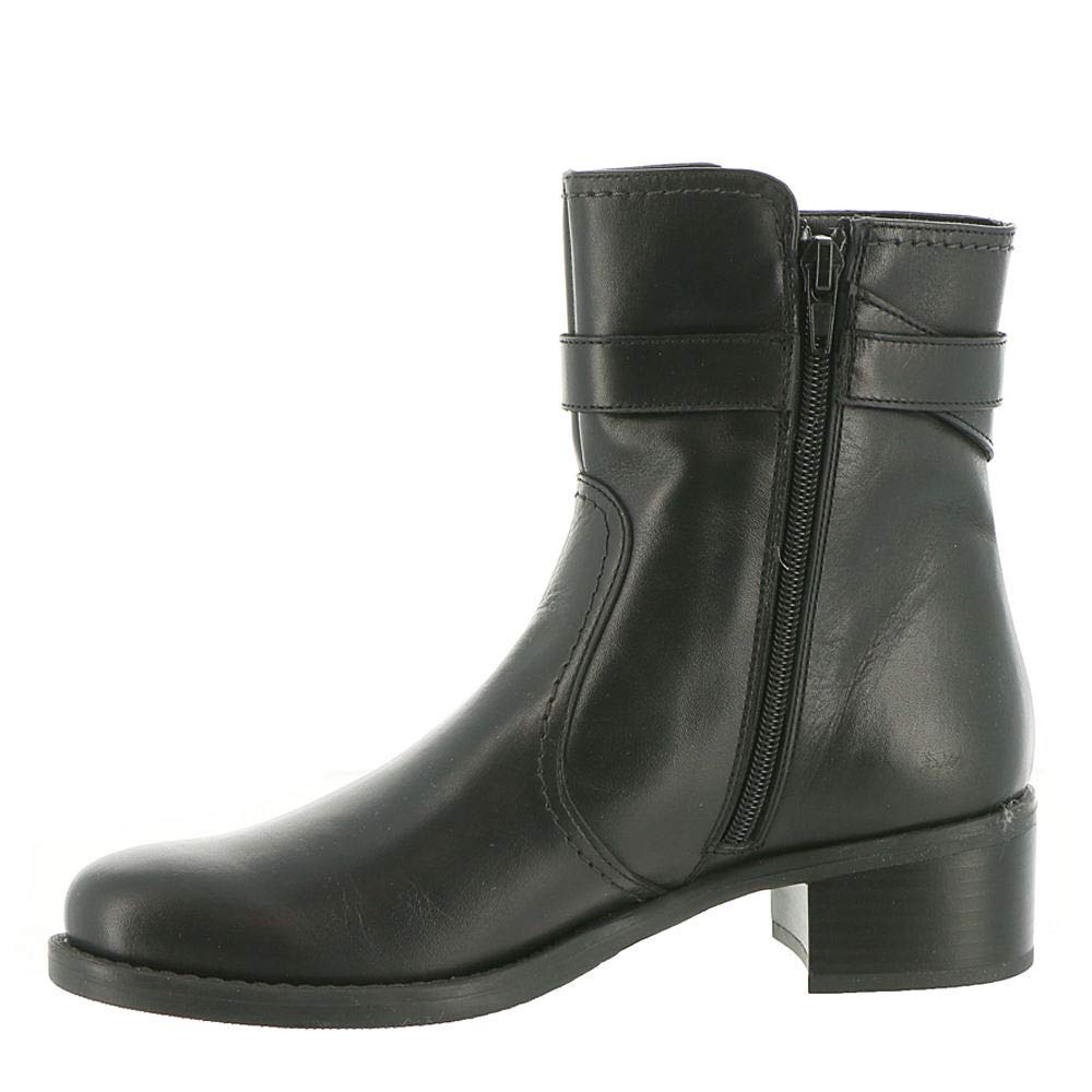 David TateWomens Leonardo Leather Strappy Motorcycle Boots