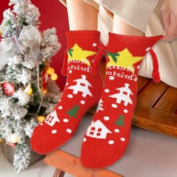 RYMAUP®3 paar unieke magnetische sokken, geschikt als cadeau voor ouders en familie, vriendschapssokken voor dames, heren, partners, kinderen, cadeau-idee, wit RYMAUP®3 paar unieke magnetische sokken, geschikt als cadeau voor ouders en familie, vriendschapssokken voor dames, heren, partners, kinderen, cadeau-idee, wit