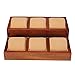 Obejrzyj pudełko Obejrzyj Biżuterię Gniazda Gniazda Pudełka Zegarkowe Drewniane Z Poduszką Z Poduszką Anty -ślizgową Kaiwu (Color : Brown)