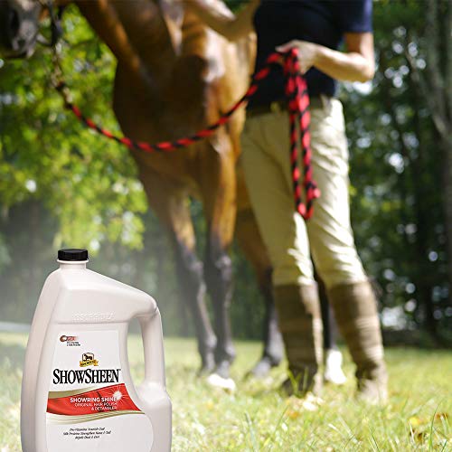 Absorbine ShowSheen Hair Polish & Detangler for Mane, Tail & Coat, Healthy Hair Growth & Radiant Shine, 128oz Refill Jug - Image 6