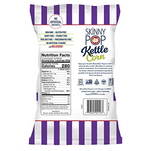 Image of SkinnyPop 12ct, 1.9oz Size Bags