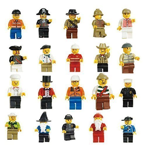 Lot of 10 New Minifigures Men People City Sets 100% Compatable