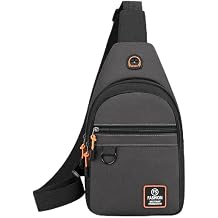 Men's Crossbody Bag Shoulder Sling Bag Anti-theft Lock Chest Bag