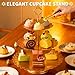 BUQ 10 PCS Gold Cake Stand Set, Metal Dessert Table Display Set with Cupcake Stand and Cake Stands for Party, Wedding, Birthday, Anniversary, Baby Shower, Thanksgiving, Christmas