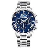 ❤ IDÉES CADEAUX - Cette montre sera équipée d’une boîte à montres, d’une montre de haute qualité et d’un bel emballage.Meilleur cadeau pour anniversaire, Noël, Saint Valentin, mariage, Nouvel An, fête des pères, fête des mères, etc.