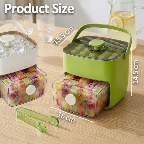 Molde para Cubitos de Hielo con Tapa y Asa Azul miniatura 7