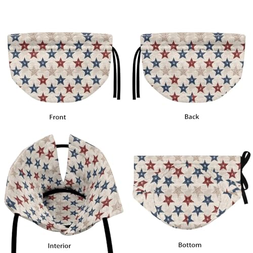 Image of Xoenoiee American Patriotic Stars Pattern Tea Cozy Tea Pot Cover Insulation Tea Cosy Teapot Dust Cover Teapot Warmer for Home Kitchen Teapot Covers