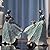 Guichifun Fairy Statue Collection Home Decoration - Leaf Angel Girls Resin Gardening Gifts for Women Statues for Garden Fairy Indoor or Outdoor Yard Figurines 5.5 x 3.25 x 8 Inch